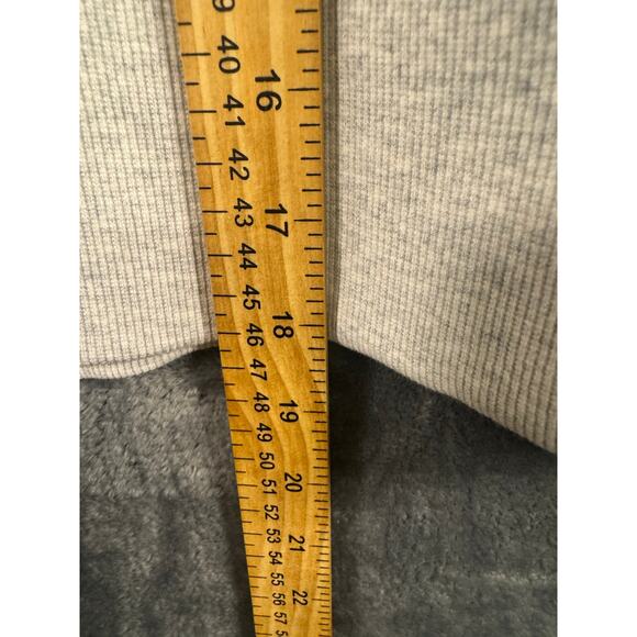 Lululemon Scuba Oversized Half-Zip Hoodie in a heathered light grey Women’s M/L - Picture 4 of 9